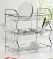 Stainless steel 3 lair dish rack